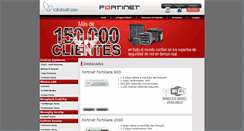 Desktop Screenshot of fortinet.globalgate.com.ar